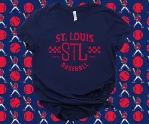 Vintage St. Louis Baseball Navy Graphic Tee