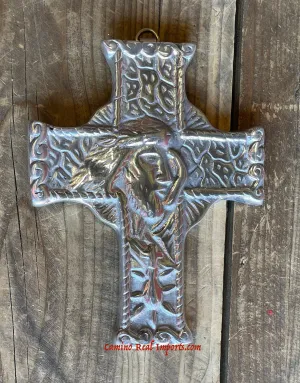 Wall Hanging Pewter Cross Decor MCP001