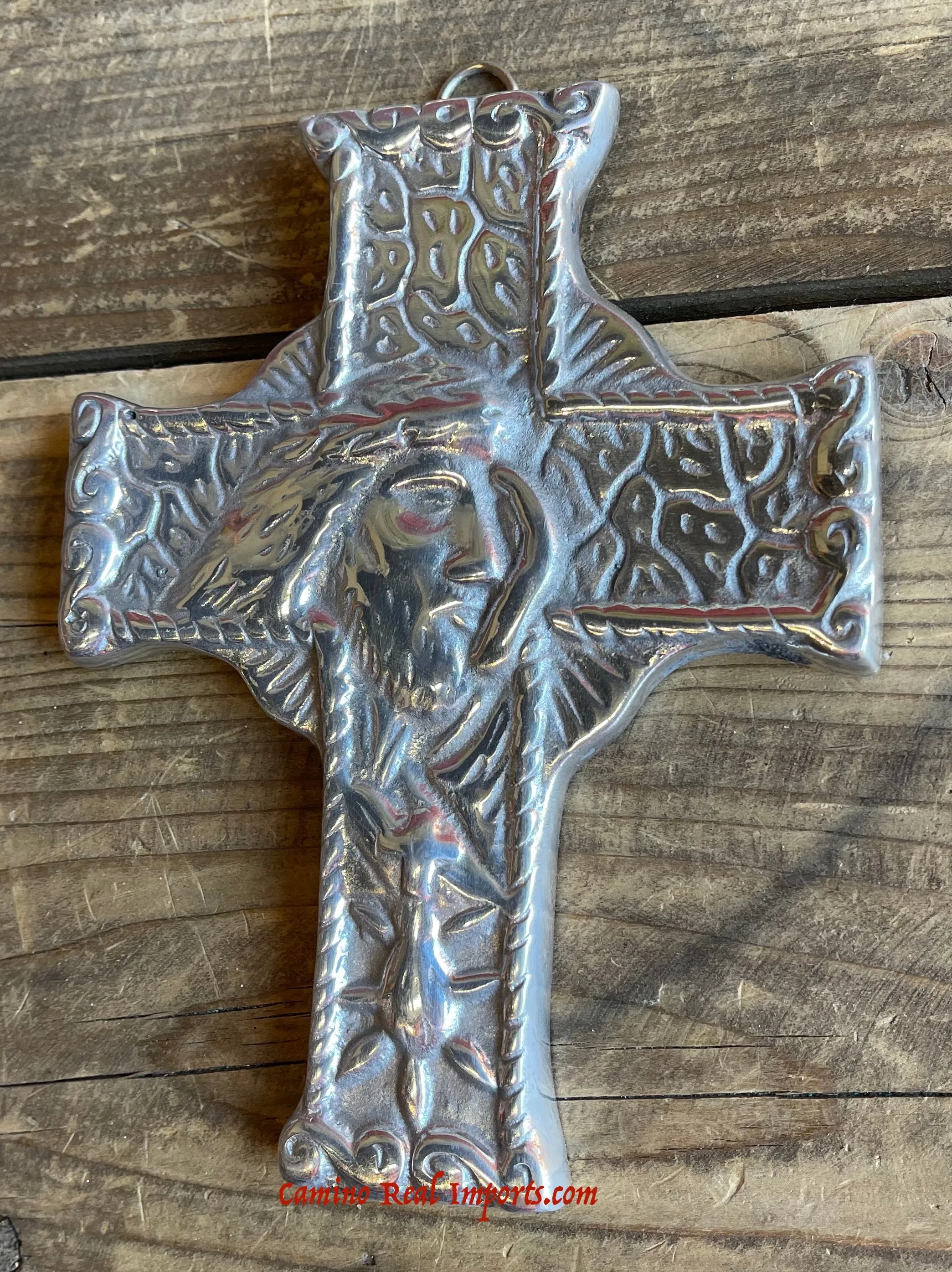 Wall Hanging Pewter Cross Decor MCP001