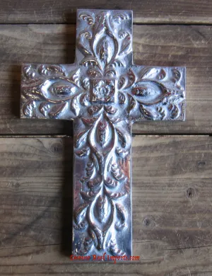 Wall Hanging Pewter Cross Decor MCP002
