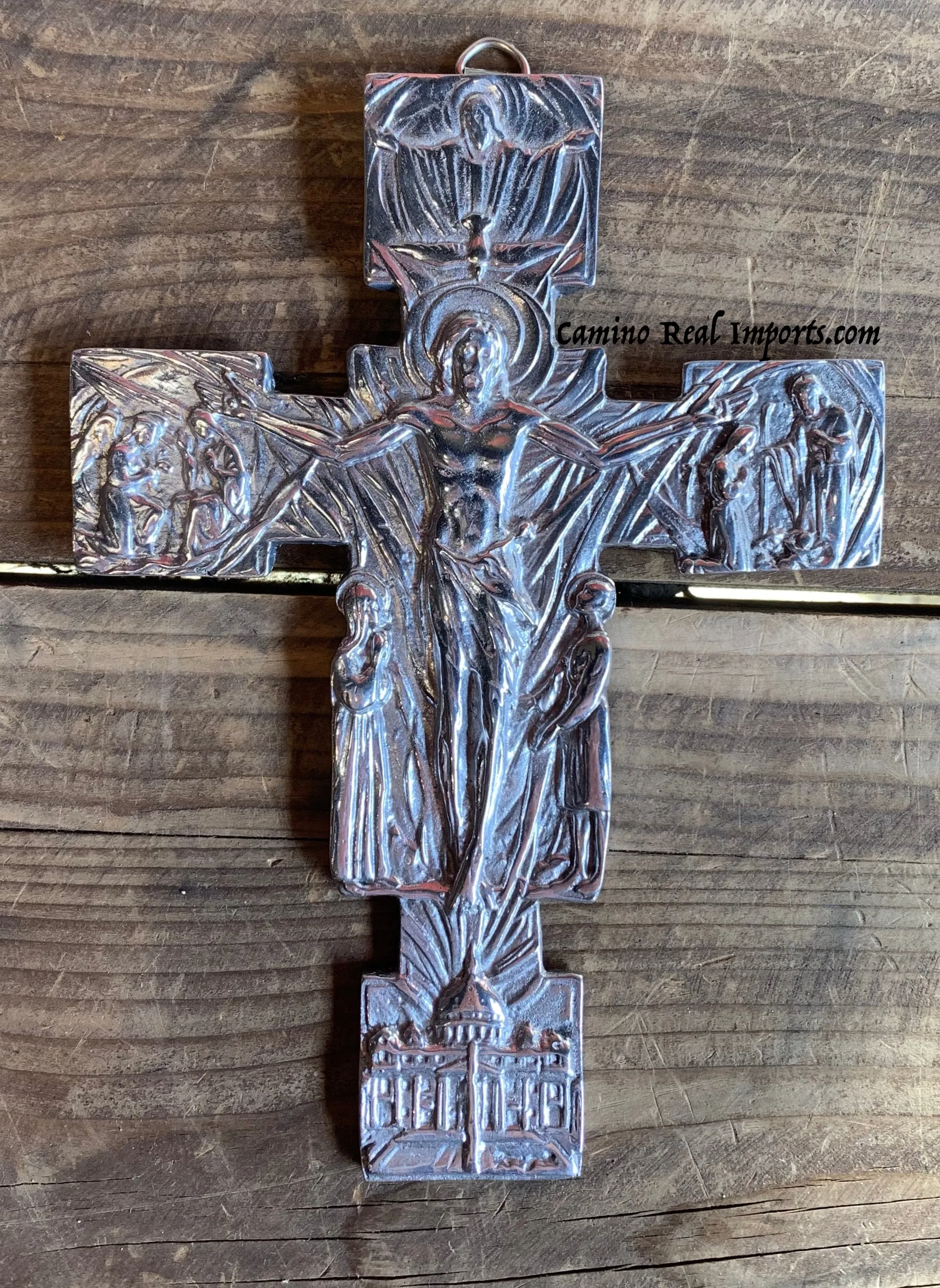 Wall Hanging Pewter Cross Decor MCP006