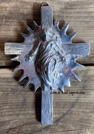 Wall Hanging Pewter Cross Decor MCP012