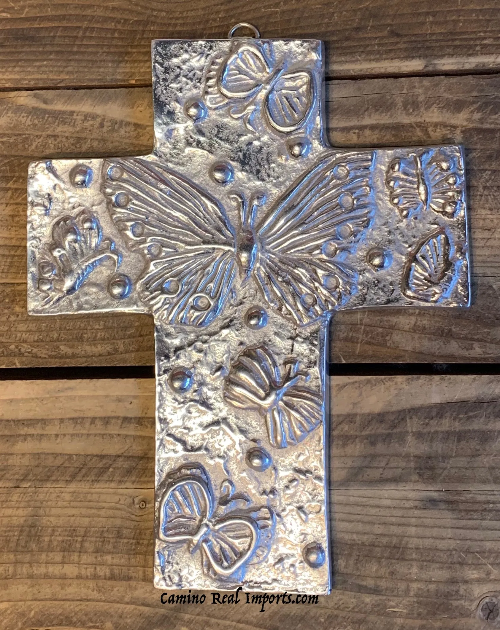 Wall Hanging Pewter Cross Decor MCP029