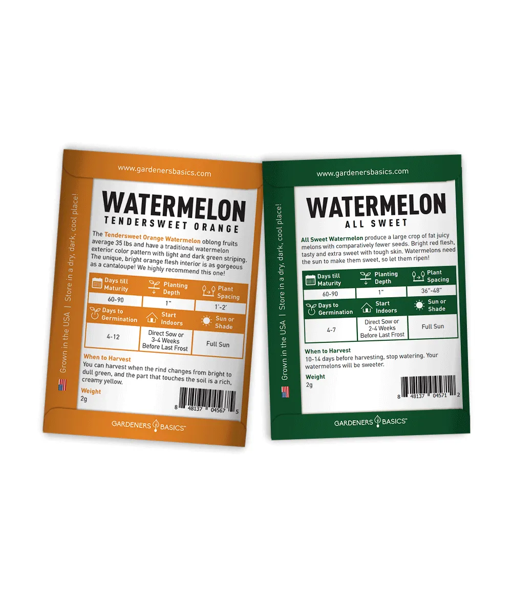 Watermelon Seed Assortment | 5 Delicious Varieties