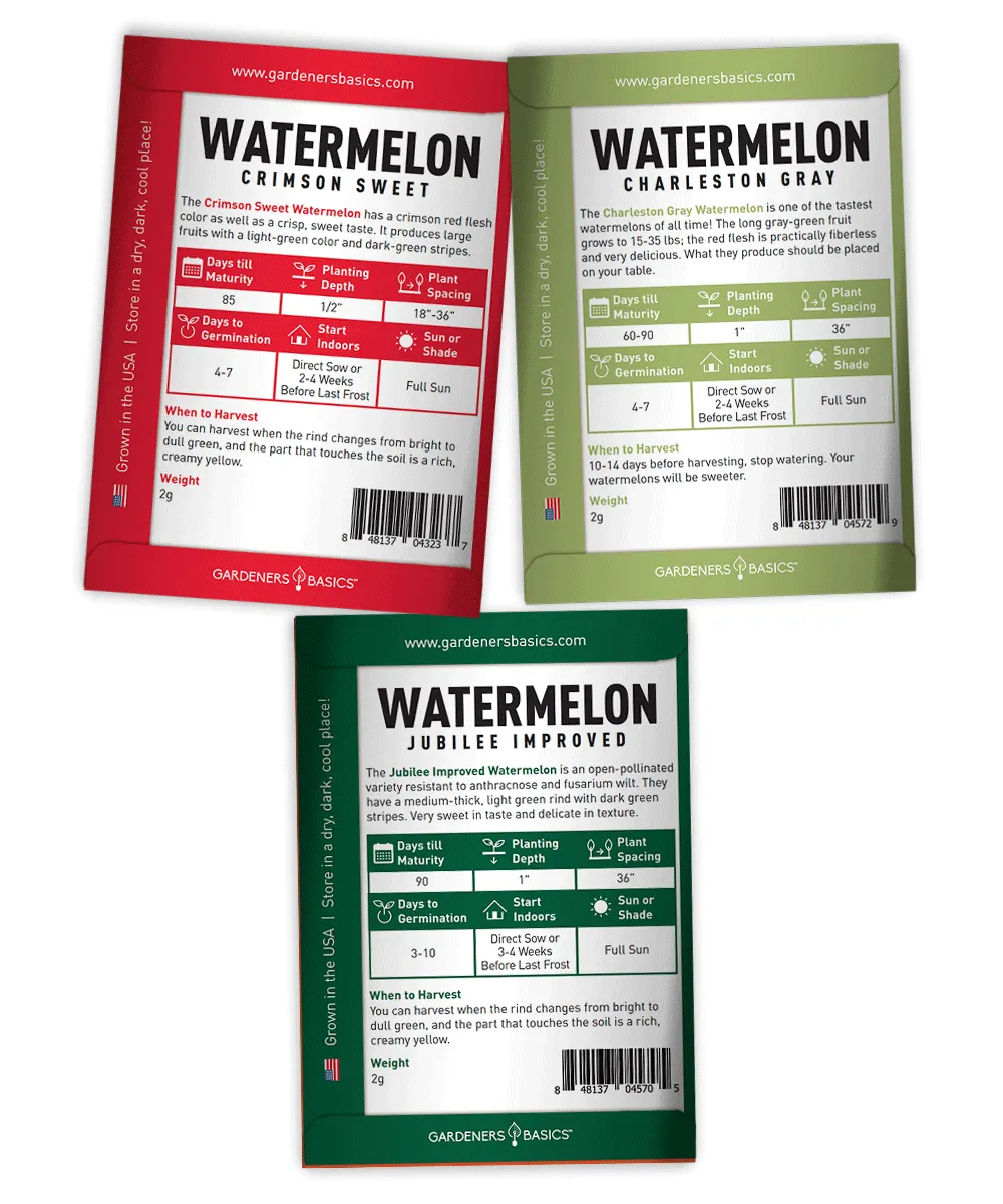 Watermelon Seed Assortment | 5 Delicious Varieties