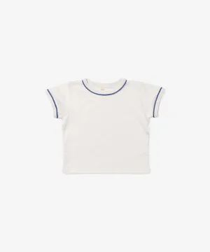 Willie Baby T-Shirt, Navy Piping