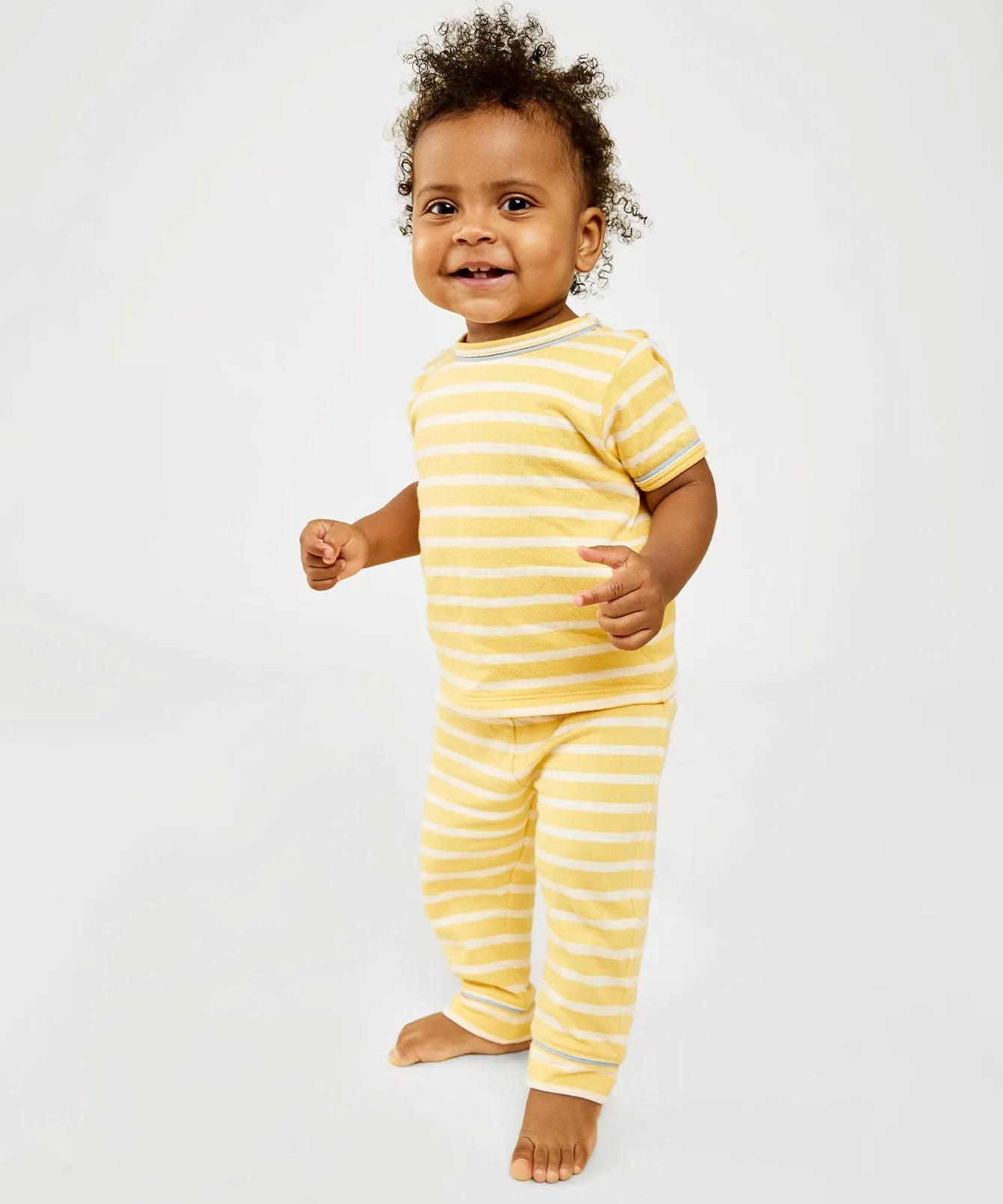 Willie Baby T-Shirt, Yellow Stripe