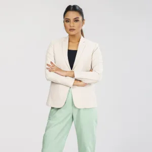 Womens Yolk Yellow Slim Fit Blazer