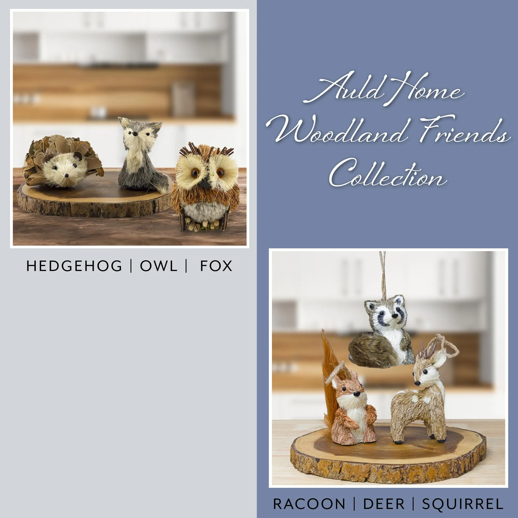 Woodland Friends Figurines (Set of 3)