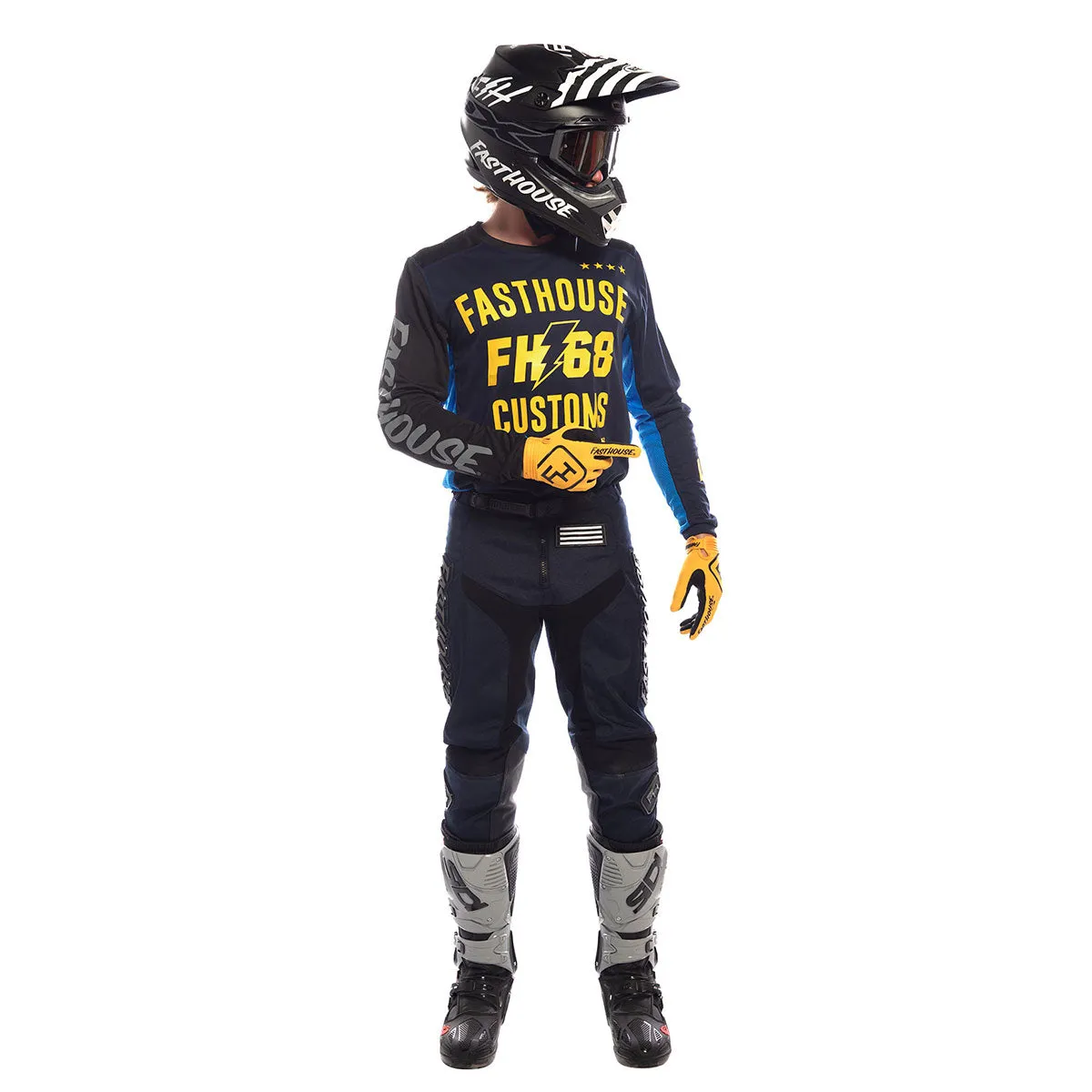 Worx 68 Jersey - Blue/Yellow
