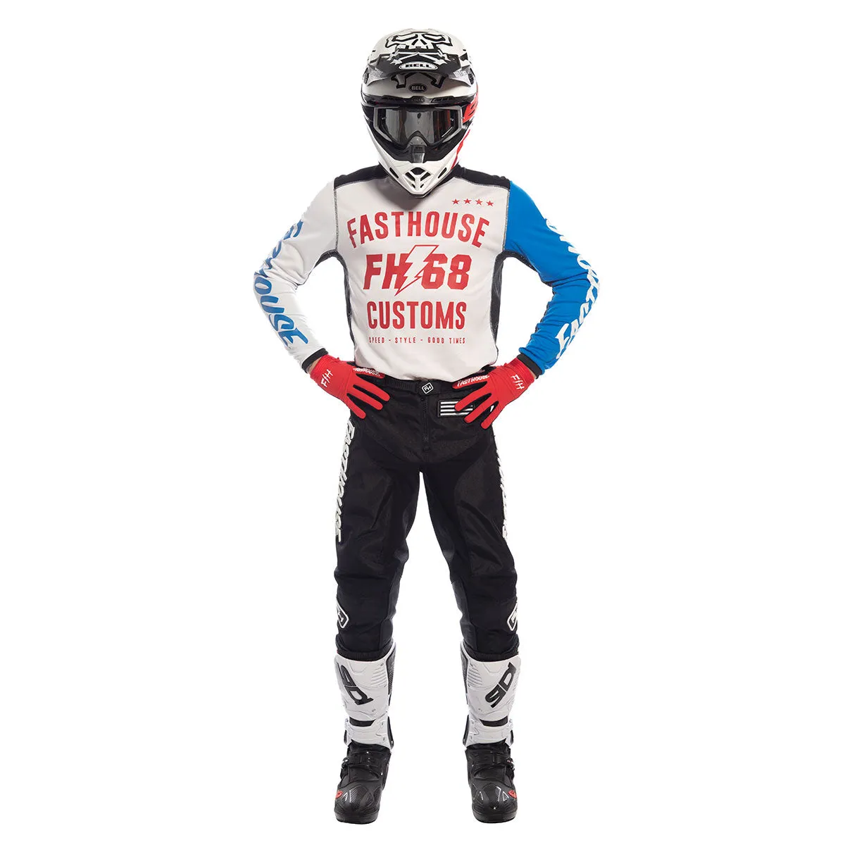 Worx 68 Jersey - White/Blue