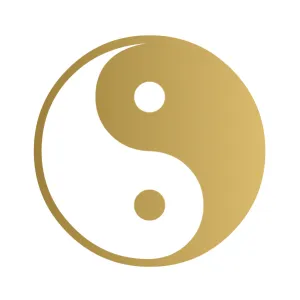 Yin and yang (Gold)