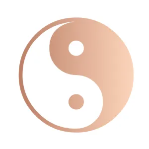 Yin and yang (Rose Gold)