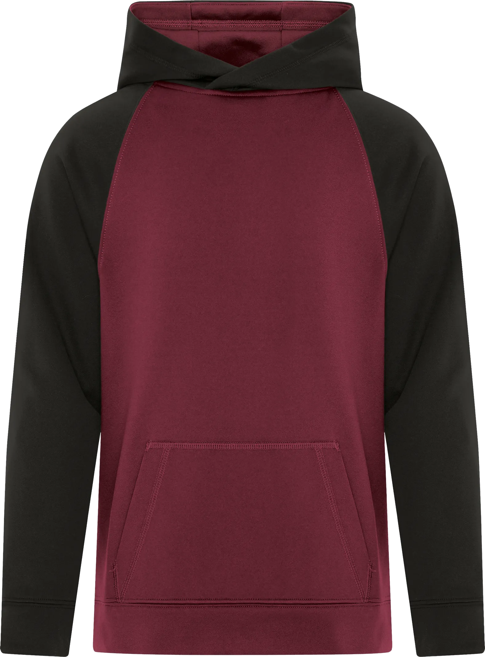 Youth ATC™ GAME DAY™ 2 Tone Hoodie Maroon Black