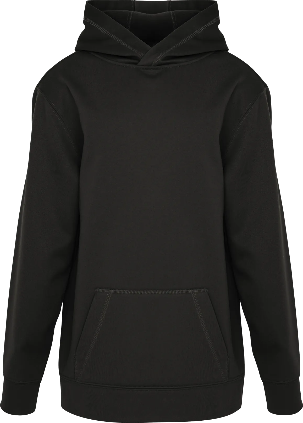 Youth ATC™ GAME DAY™ Polyester Tech Hoodie Black