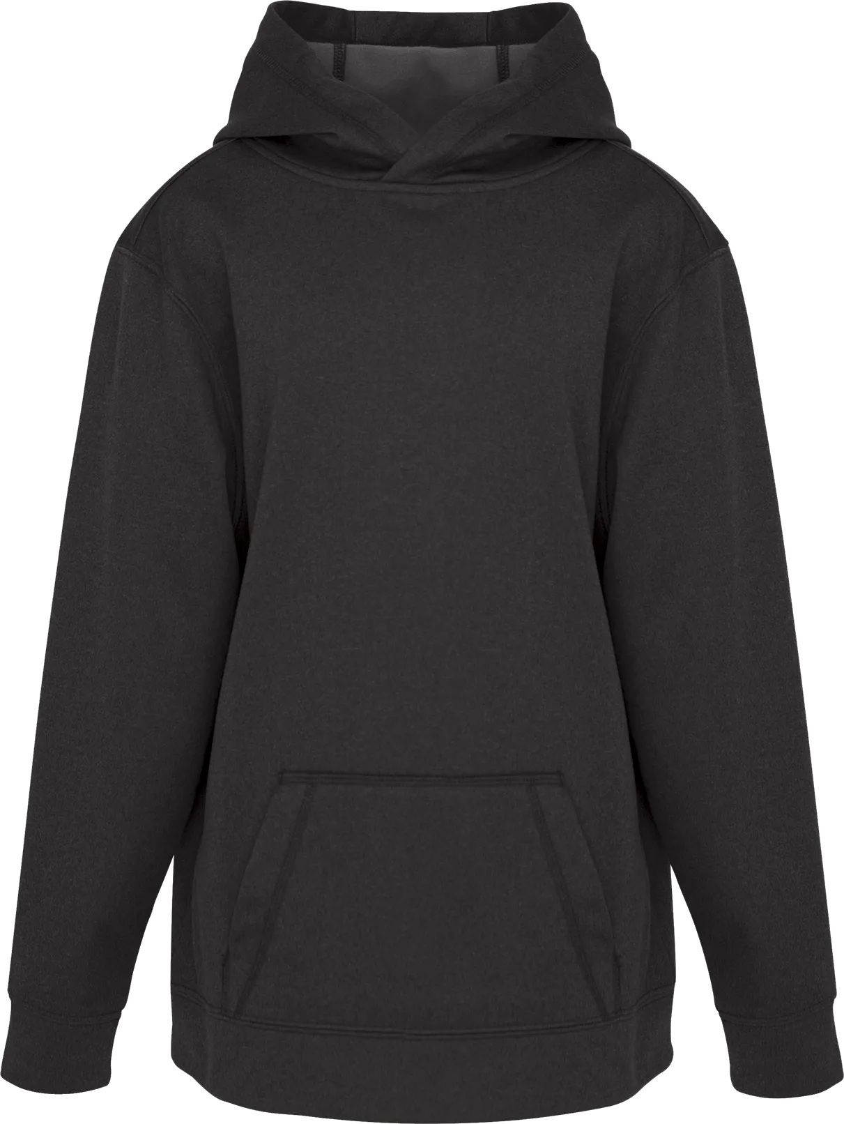 Youth ATC™ GAME DAY™ Polyester Tech Hoodie Charcoal