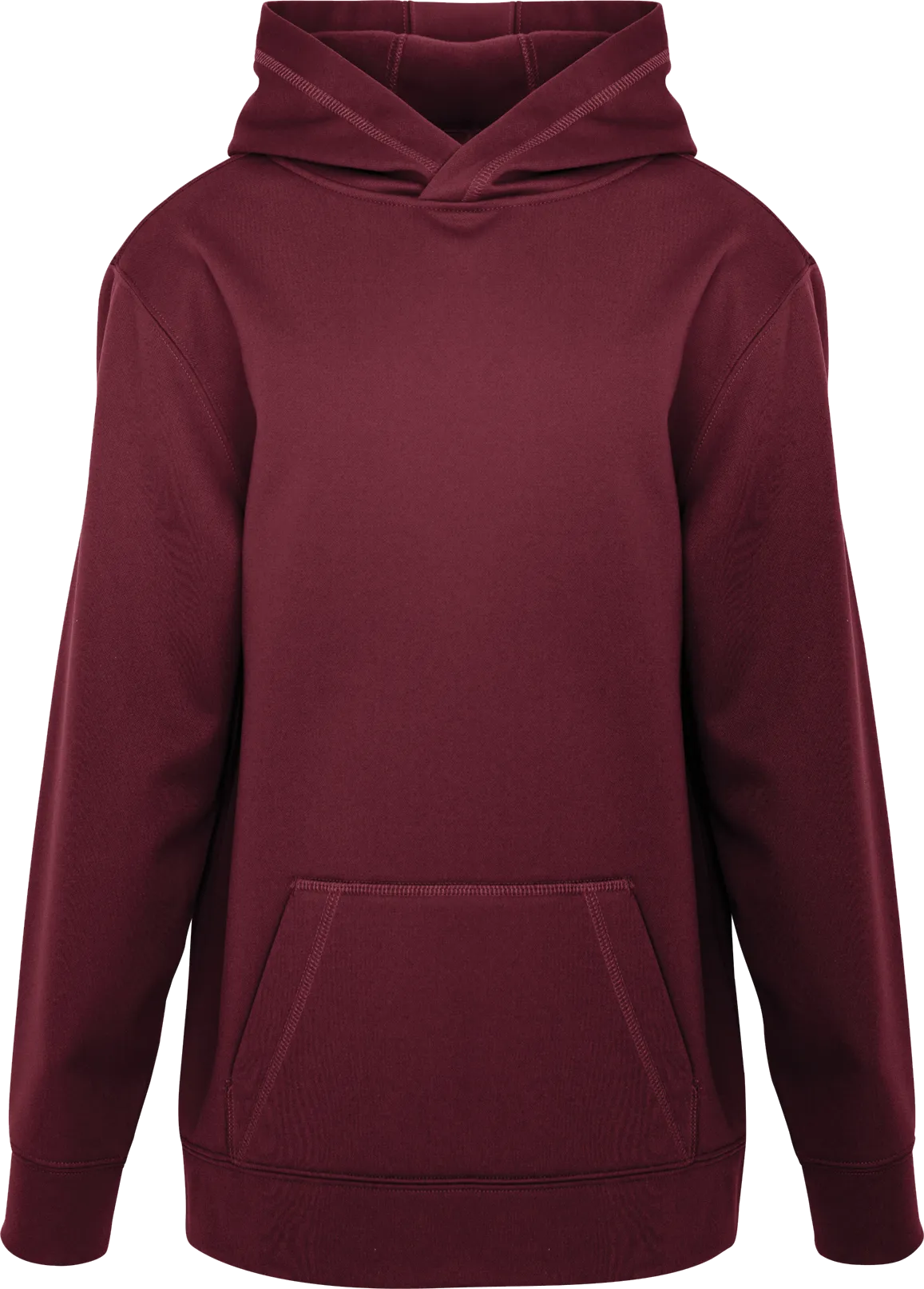 Youth ATC™ GAME DAY™ Polyester Tech Hoodie Maroon