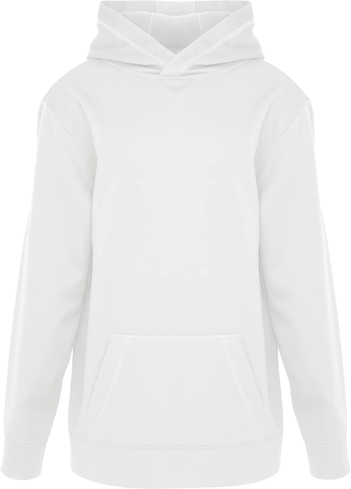 Youth ATC™ GAME DAY™ Polyester Tech Hoodie White