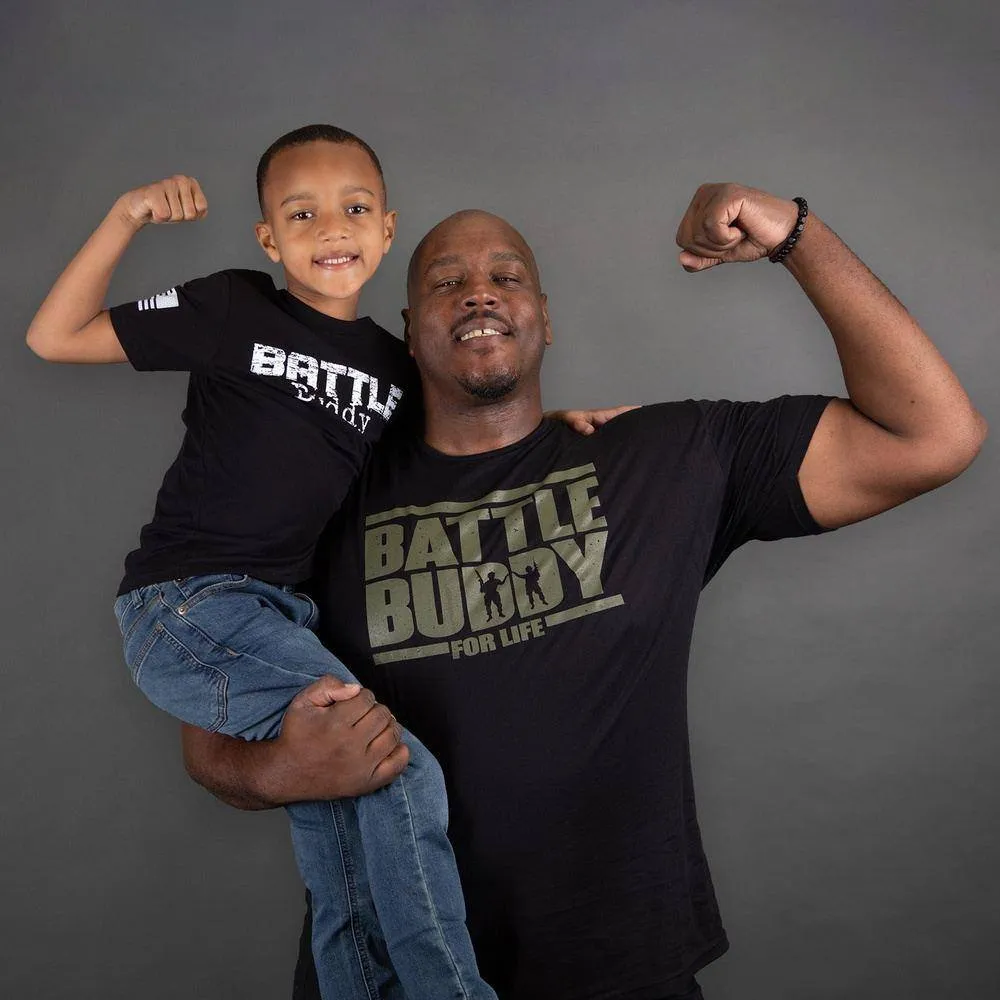Youth Battle Buddy T-Shirt - Black