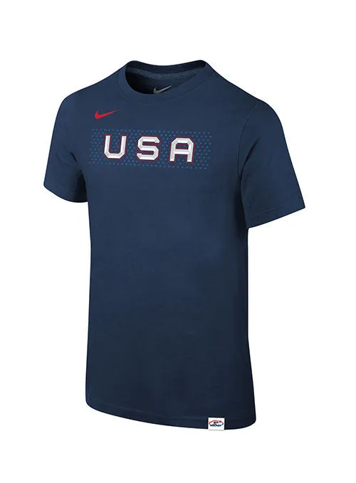 Youth Nike USA Hockey Olympic Cotton T-Shirt