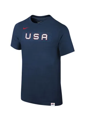 Youth Nike USA Hockey Olympic Cotton T-Shirt
