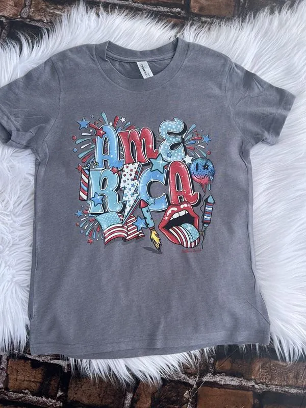 Youth Retro America Tee