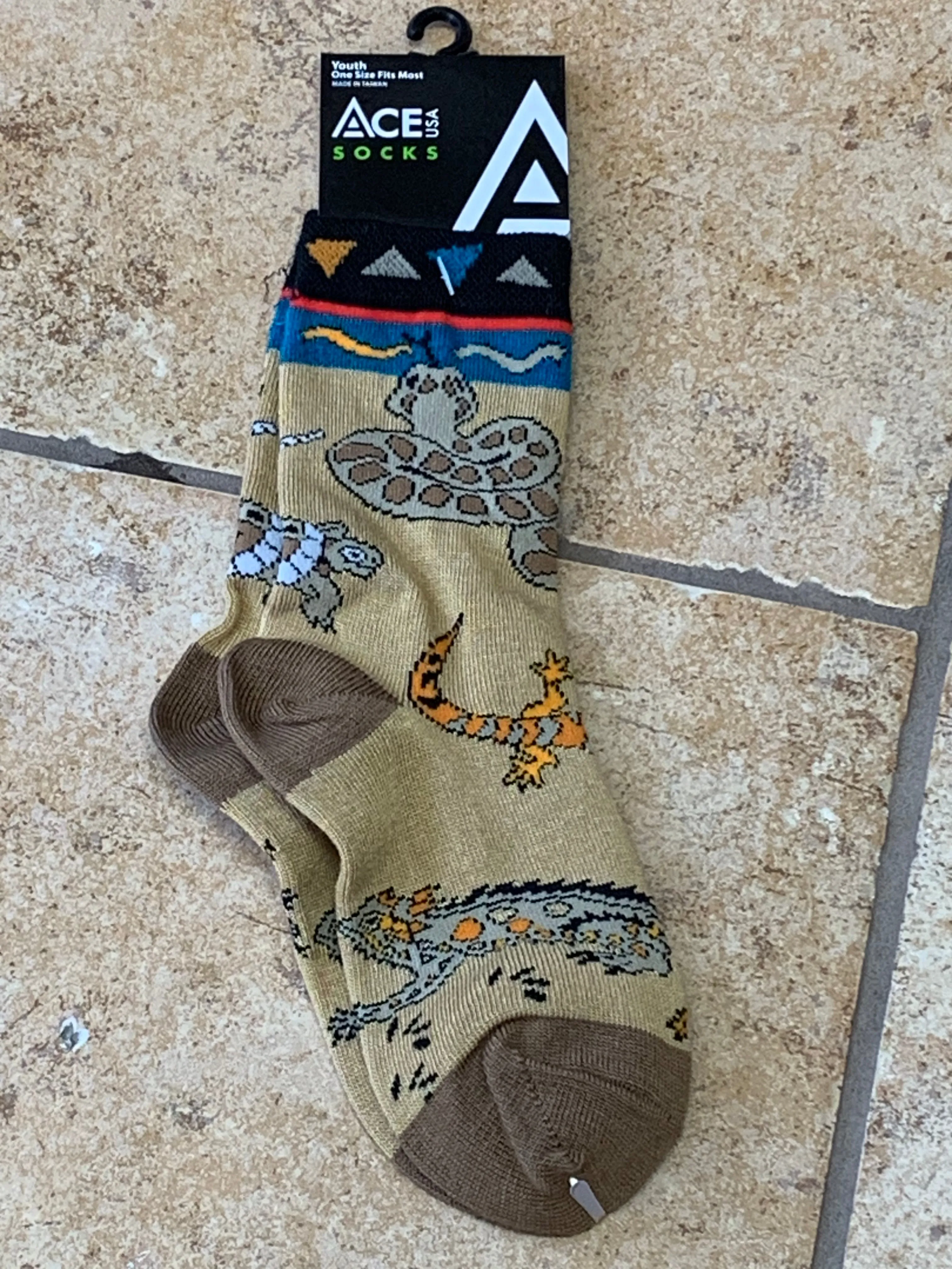 Youth Unisex Reptile Mania SockSs(child shoe size 9-13) SK062Y